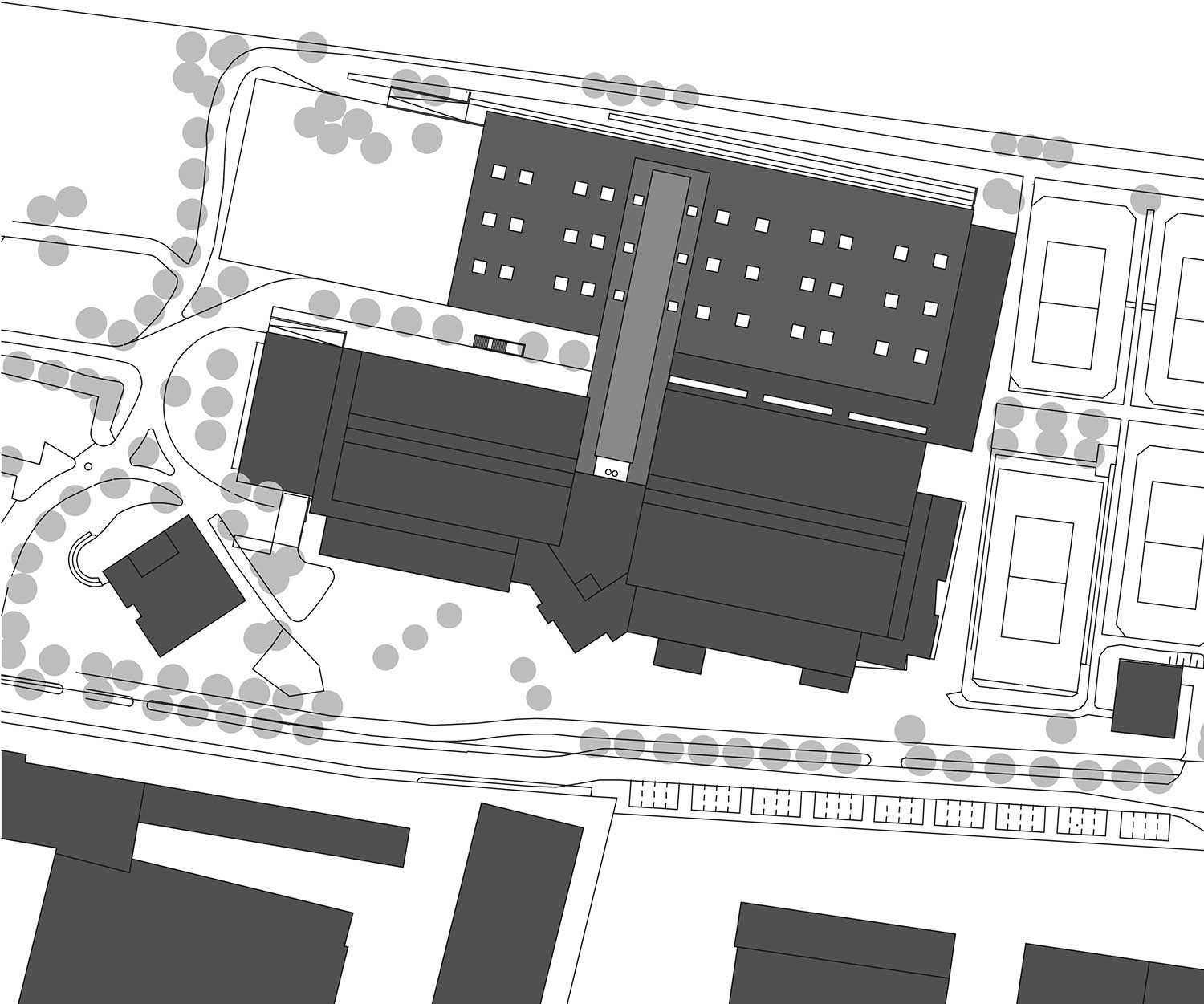 ssp Planung - Sportzentrum Unterföhring neubau einer kunstturner- und ringerhalle an eine bestehende sporthalle
